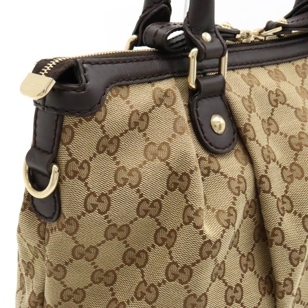 22430966 7 GUCCI Sookie GG handbag tote bag khaki brown