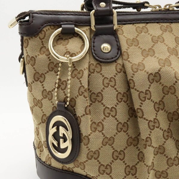 22430966 8 GUCCI Sookie GG handbag tote bag khaki brown