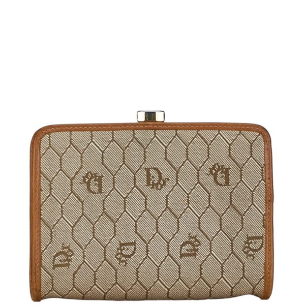 228 56832 3 Dior Honeycomb Pouch Brown Bag