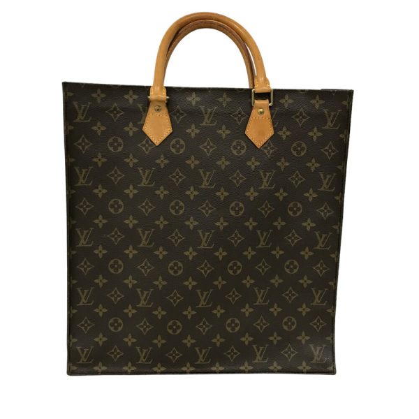 23 1517 2 Louis Vuitton Sac Plat Handbag Monogram Brown