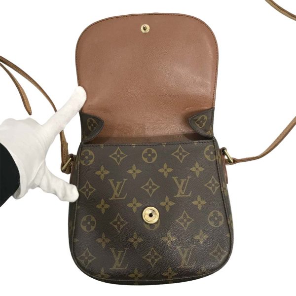 23 1705 16 Louis Vuitton Saint Cloud PM Shoulder Bag Monogram Brown