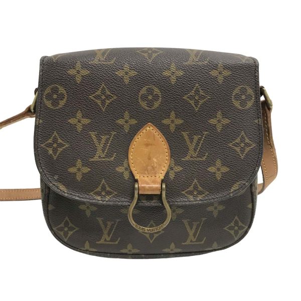 23 1705 2 Louis Vuitton Saint Cloud PM Shoulder Bag Monogram Brown