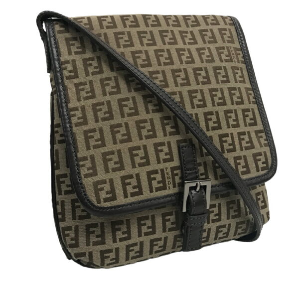 23 2040 1 Fendi Shoulder Bag Crossbody Zucchino Brown Brown