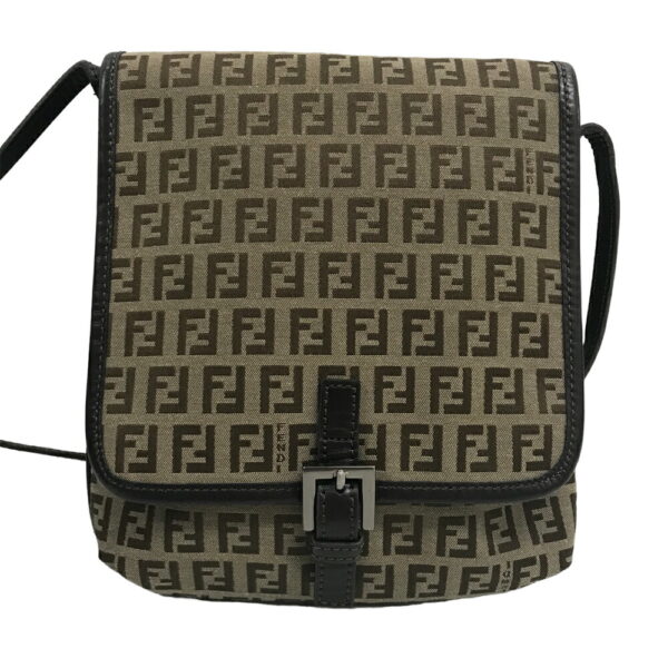 23 2040 3 Fendi Shoulder Bag Crossbody Zucchino Brown Brown