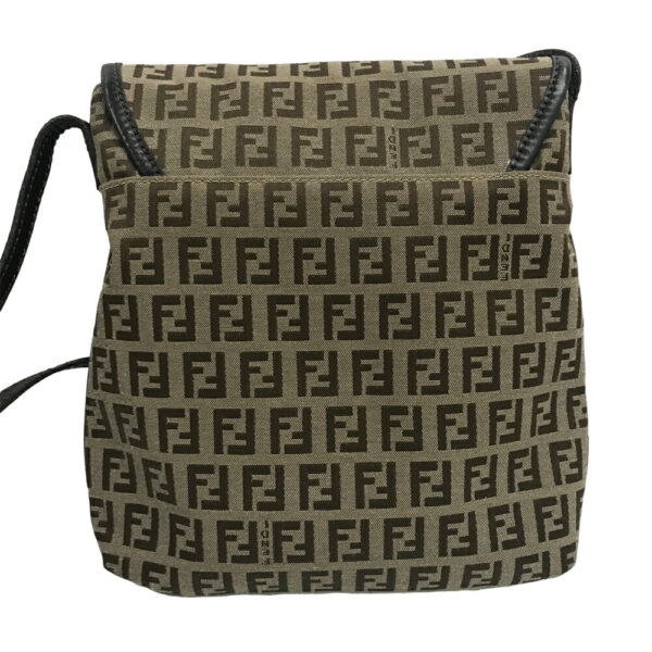 23 2040 6 Fendi Shoulder Bag Crossbody Zucchino Brown Brown