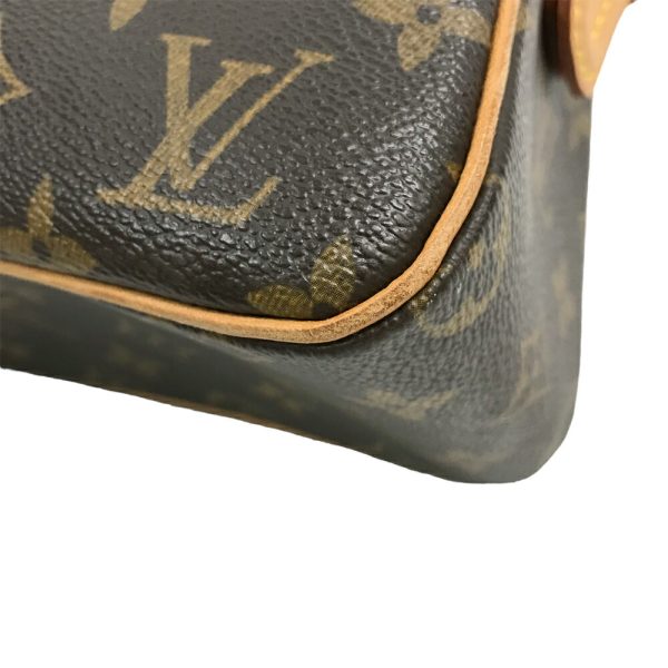 23 2357 11 Louis Vuitton Vivacite MM Shoulder Bag Monogram Brown