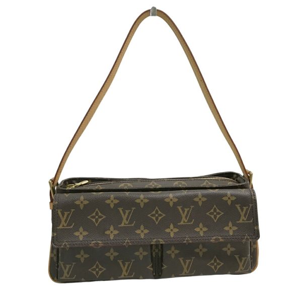 23 2357 2 Louis Vuitton Vivacite MM Shoulder Bag Monogram Brown