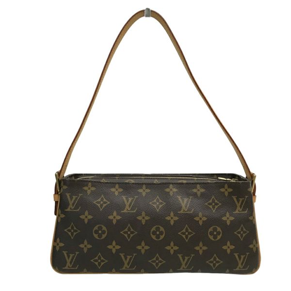 23 2357 3 Louis Vuitton Vivacite MM Shoulder Bag Monogram Brown