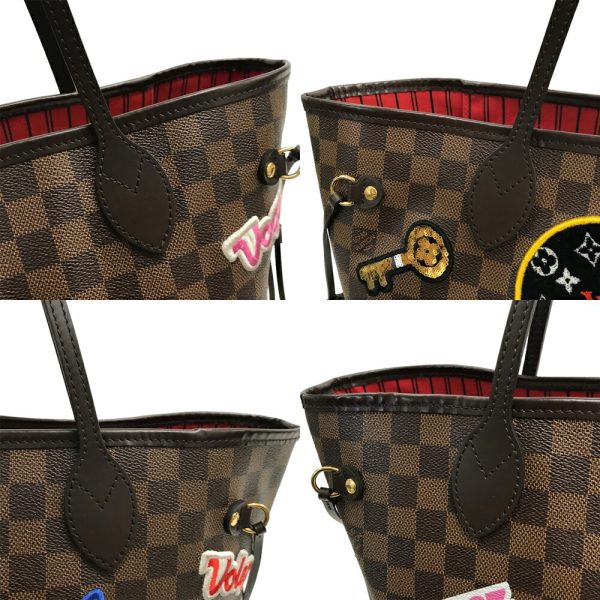 23 2485 8 Louis Vuitton Neverfull MM Tote Bag Damier Brown