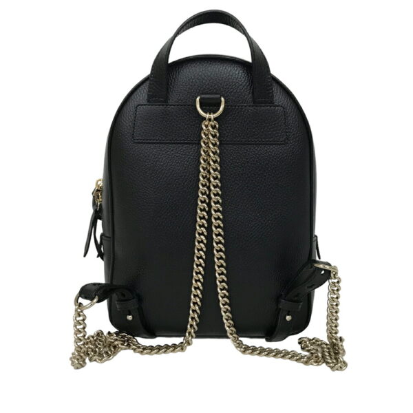 23 3436 5 Gucci Soho Interlocking G Backpack Shoulder Rucksack Black