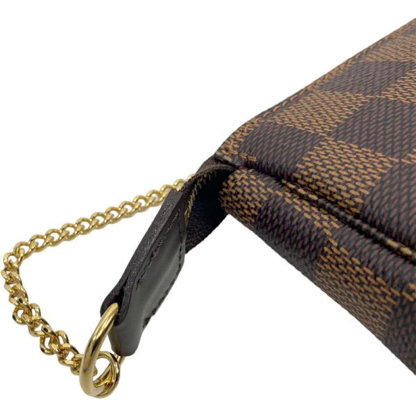 23 3478 19 Louis Vuitton Mini Pochette Accessoire Pouch Damier Ebene