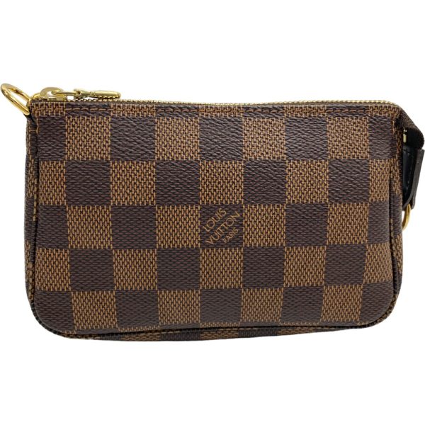 23 3478 3 Louis Vuitton Mini Pochette Accessoire Pouch Damier Ebene