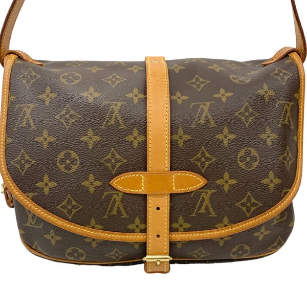 23 3518 7 Louis Vuitton Saumur 30 Shoulder Bag Monogram Brown