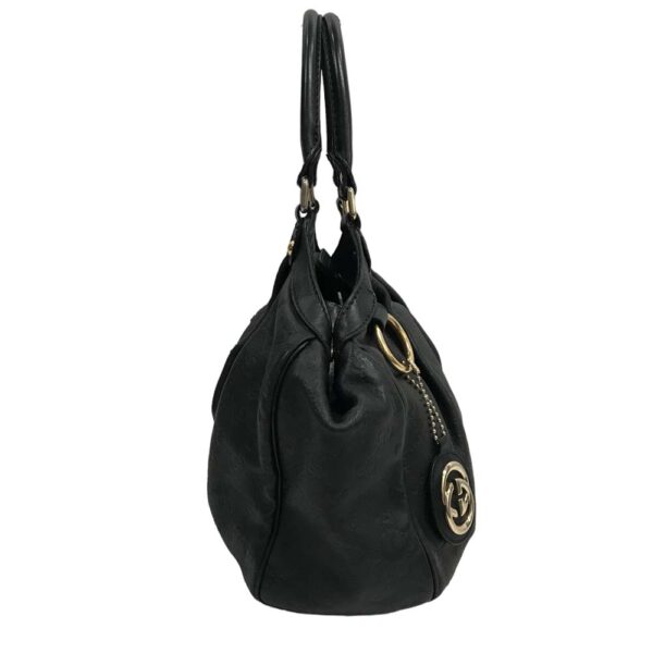 23 4388 3 Gucci Guccisima Shimaline Handbag Large Black