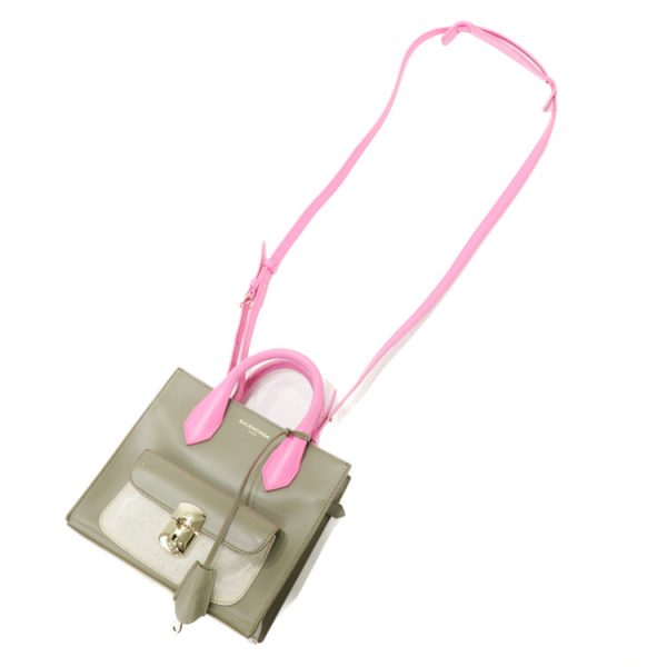 23 5636 19 Balenciaga Padlock Mini Afternoon 2WAY Shoulder Bag Pink