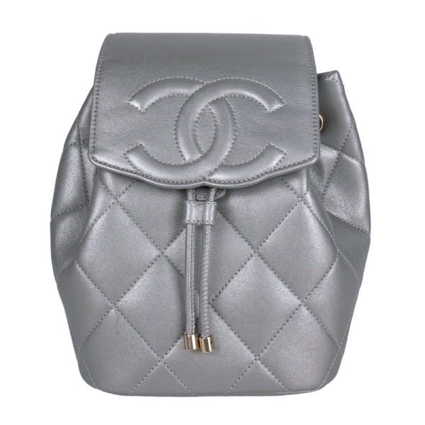 2300036824273 1 CHANEL Matelasse Mini Backpack Lambskin Backpack Daypack