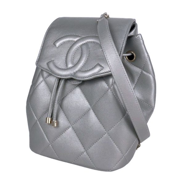 2300036824273 CHANEL Matelasse Mini Backpack Lambskin Backpack Daypack