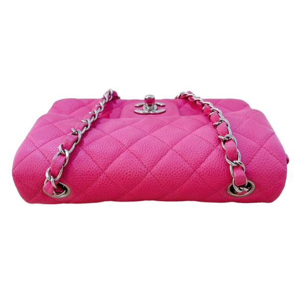 2300036907204 4 CHANEL Mini Matelasse 20 A69900 Pink Caviar Skin Shoulder Bag