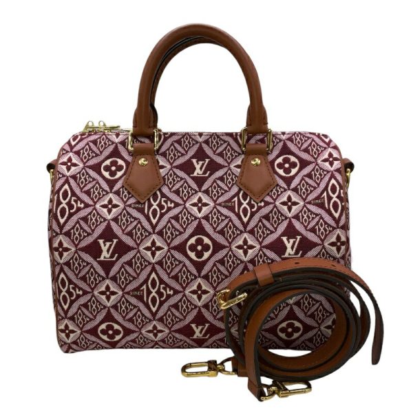 2300037015205 1 LOUIS VUITTON Speedy Bandouliere 25 Wine Red Bordeau