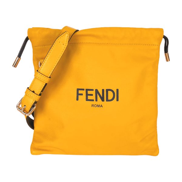 2300037074165 1 FENDI Small Pouch Yellow Shoulder Bag