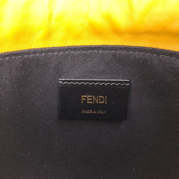 2300037074165 6 FENDI Small Pouch Yellow Shoulder Bag