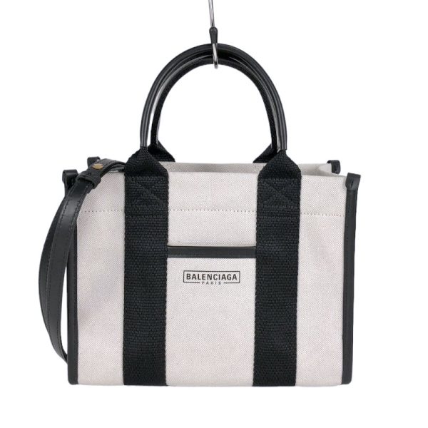 2300037187261 BALENCIAGA XS 693662 Ivory Black Shoulder Bag