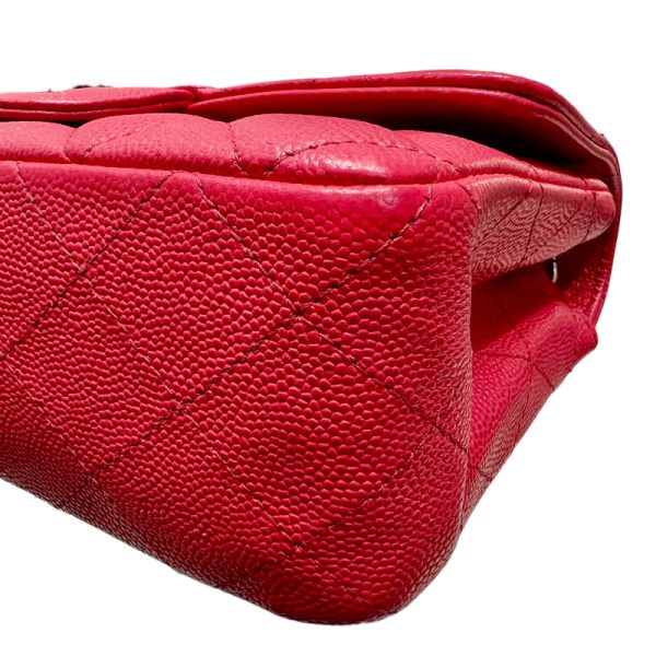 2300037271724 4 CHANEL Mini Matelasse 20 Red Caviar Skin Shoulder Bag