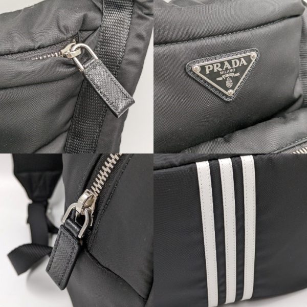 2300037337017 03 PRADA Re Nylon Backpack Black Nylon