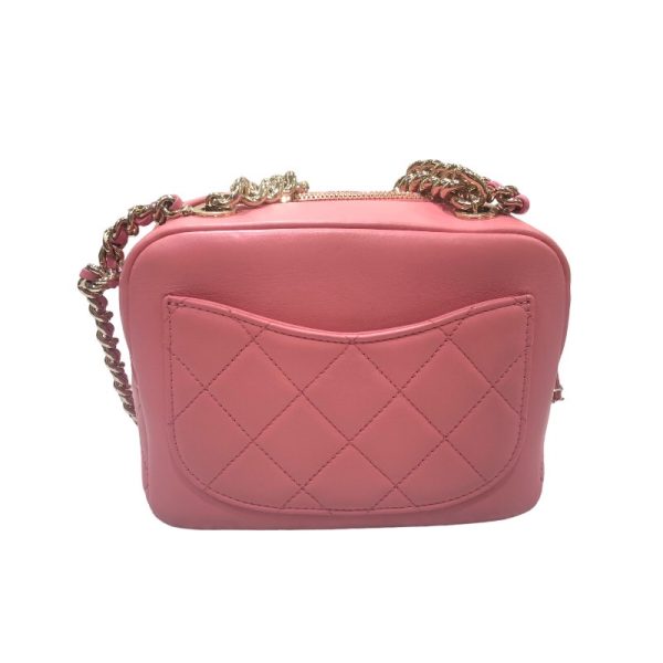 230003741078 31 CHANEL square 2WAY shoulder pink shoulder bag