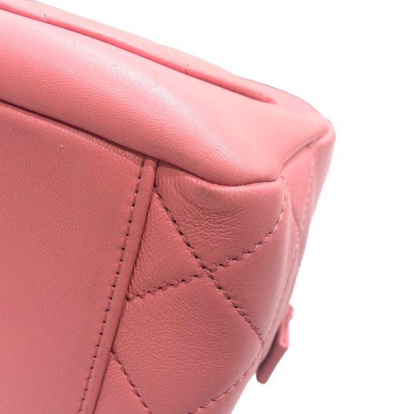 230003741078 37 CHANEL square 2WAY shoulder pink shoulder bag