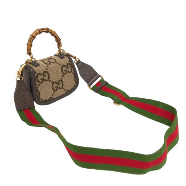 2300037427817 3 GUCCI Bamboo 1947 Mini Jumbo GG Jumbo GG Shoulder Bag