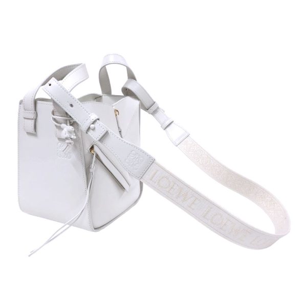 2300037468766 3 LOEWE Hammock White Glaze Shoulder Bag