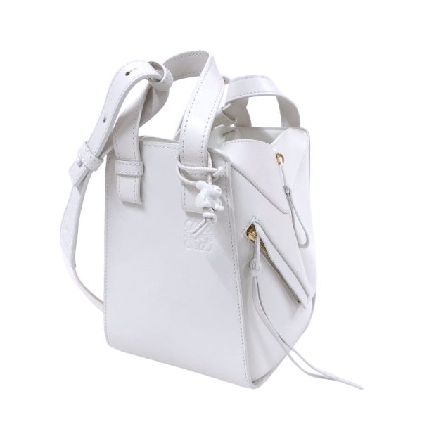 2300037468766 LOEWE Hammock White Glaze Shoulder Bag