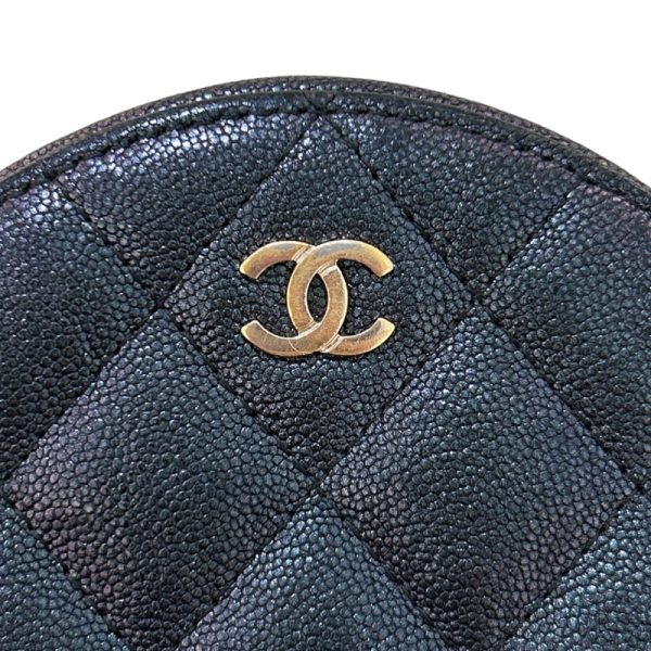 2300037562785 6 CHANEL Matelasse Chain Shoulder Bag Metallic Green Caviar