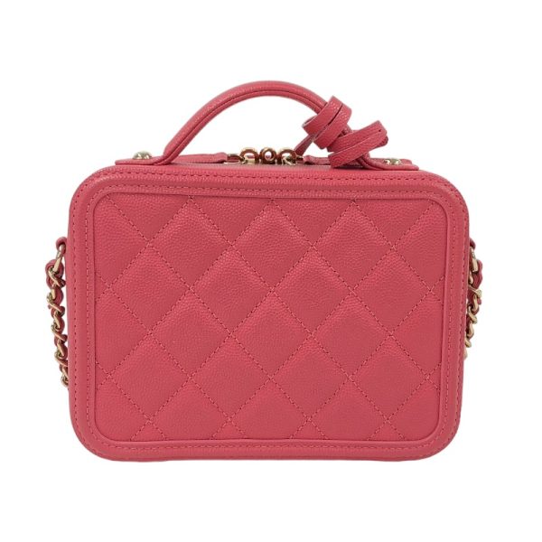 2300037567766 1 CHANEL CC Small Vanity Bag Caviar Pink Shoulder Bag