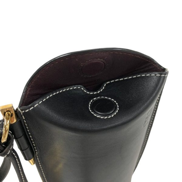 2300037568282 9 LOEWE Gate Pocket Black Shoulder Bag