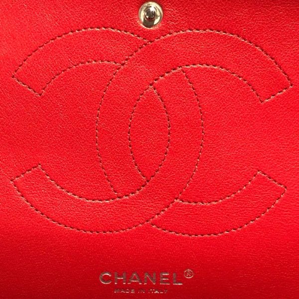 2300037589287 14 CHANEL Deca Matelasse 30 Red Blue Lambskin Shoulder Bag