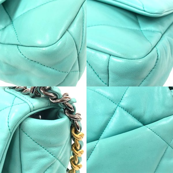 2300037605628 6 CHANEL Small Flap Bag Mint Green GD Lambskin Shoulder Bag