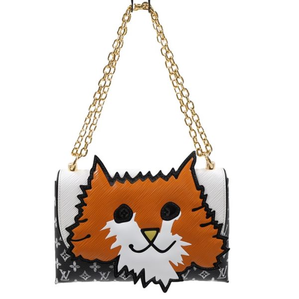 2300037659850 LOUIS VUITTON Cat Pochette Chain Cat Gram Shoulder Bag