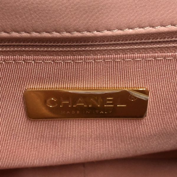 2300037682629 5 CHANEL Large Pink Lambskin Shoulder Bag