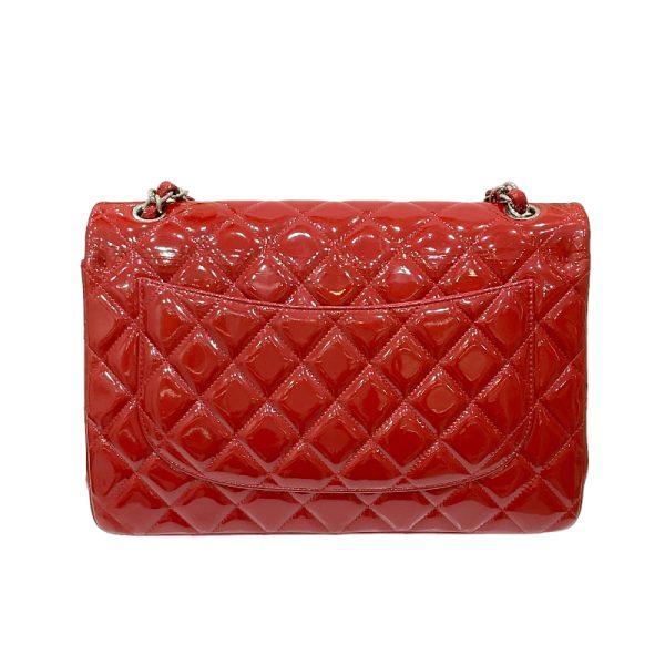 2300037700125 2 CHANEL Deca Matelasse 30 Red Patent Shoulder Bag