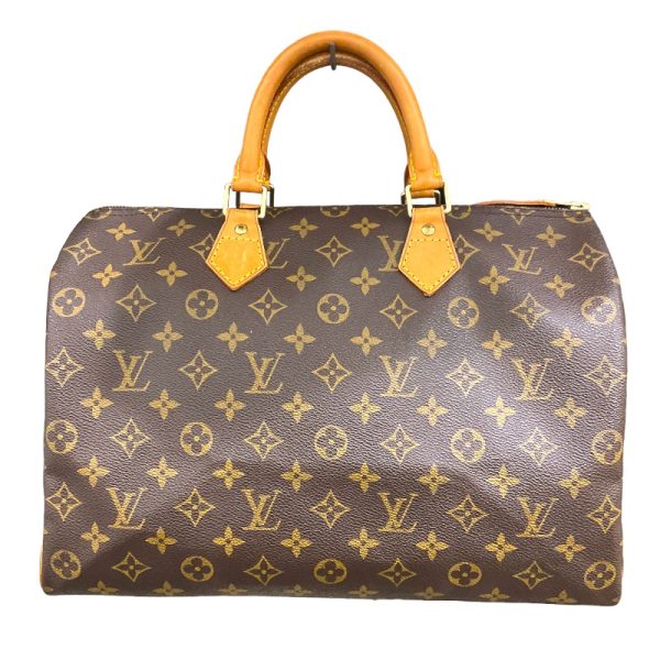 2300037753190 1 LOUIS VUITTON Speedy 35 Brown Handbag