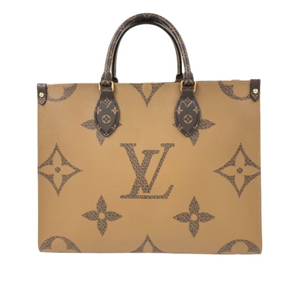 2300037774331 1 LOUIS VUITTON On the Go MM Brown Monogram Giant Handbag