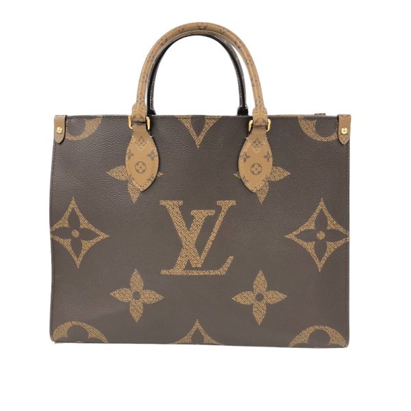 2300037774331 LOUIS VUITTON On the Go MM Brown Monogram Giant Handbag