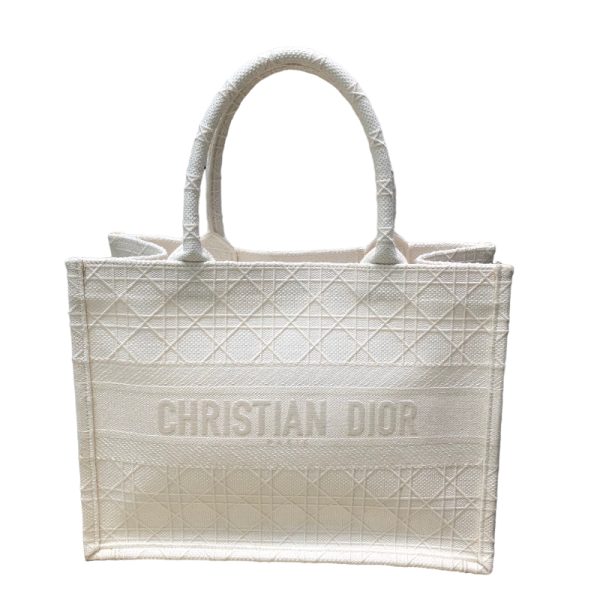 2300037943805 1 Christian Dior Book Tote Medium White Tote Bag