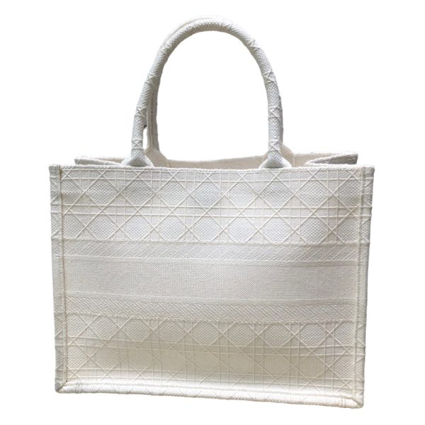 2300037943805 2 Christian Dior Book Tote Medium White Tote Bag