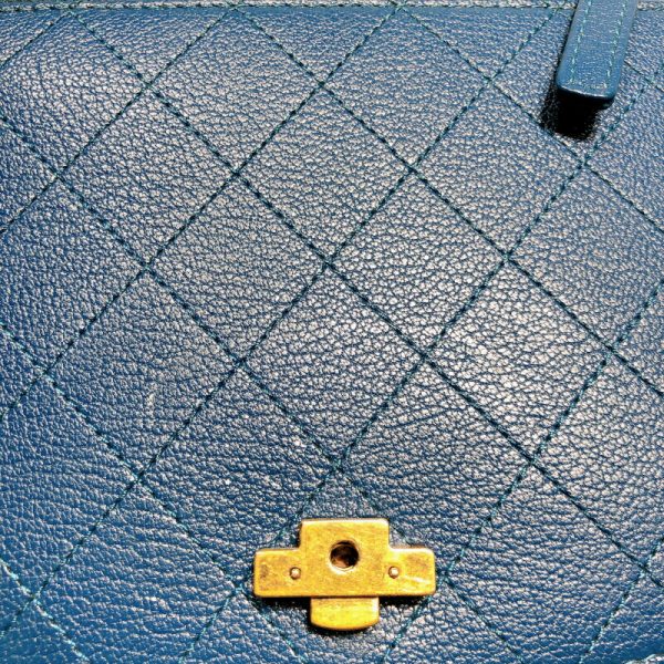 2300037945311 10 CHANEL Cocomark shoulder bag Blue calf shoulder bag