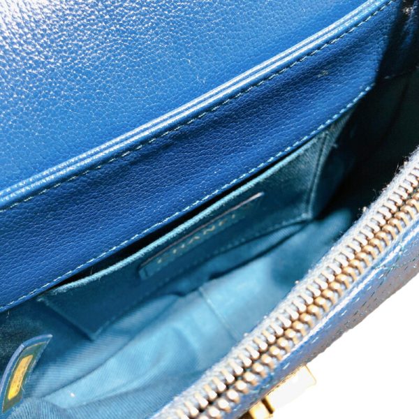 2300037945311 11 CHANEL Cocomark shoulder bag Blue calf shoulder bag