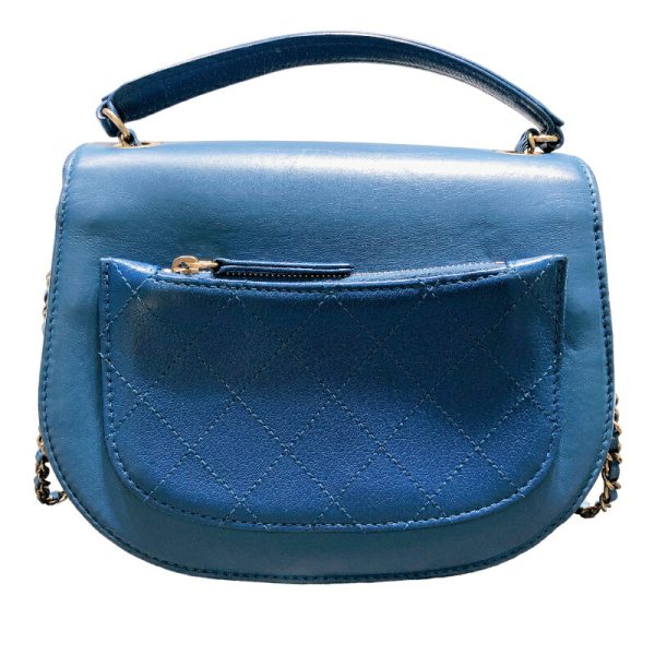 2300037945311 6 CHANEL Cocomark shoulder bag Blue calf shoulder bag