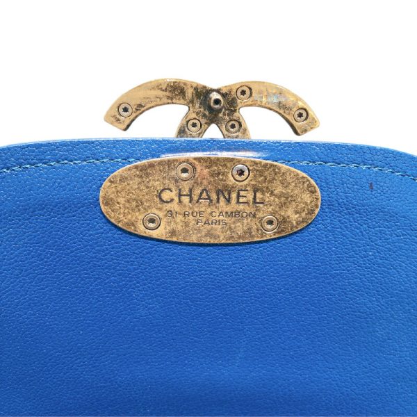 2300037945311 9 CHANEL Cocomark shoulder bag Blue calf shoulder bag